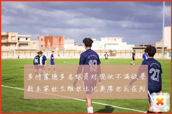 多特蒙德多名球员对现状不满欲寻新东家杜兰维尔法比奥席尔瓦在列